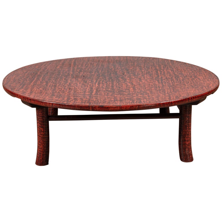 Vintage, 1920s Japanese Taishō Period Low Round Coffee ...