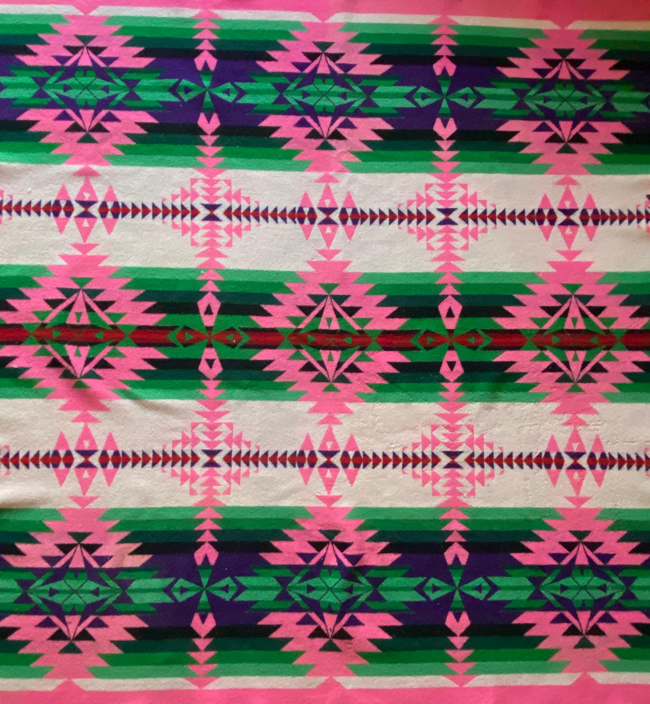 pink pendleton blanket