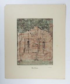 Vintage 1928 Dawson Dawson Watson Spanish Missions San Antonio - Set of 5