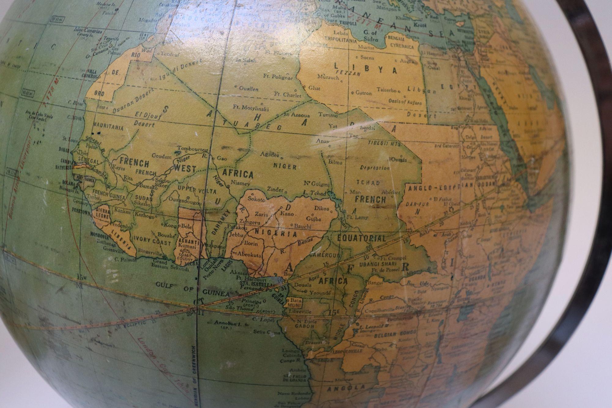 Globe réversible Magnus de 1930 par la Prouty Branch Company of Chicago en vente 1