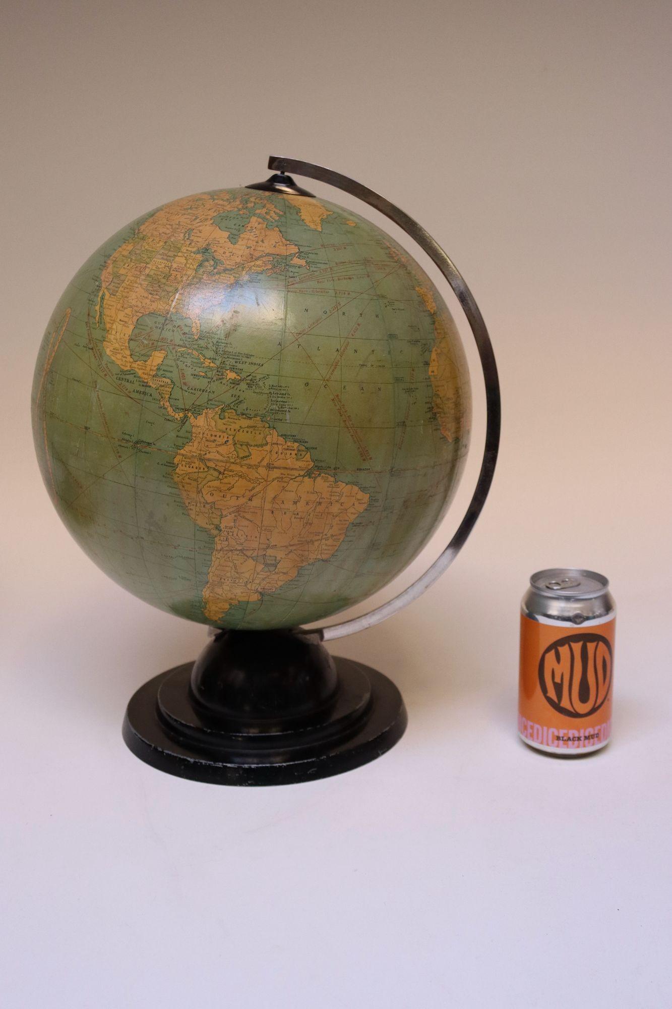 Globe réversible Magnus de 1930 par la Prouty Branch Company of Chicago Bon état - En vente à Brooklyn, NY