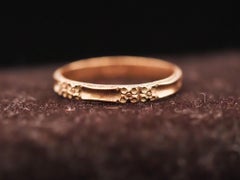 Vintage 1930s 10K Yellow Gold Wedding Band