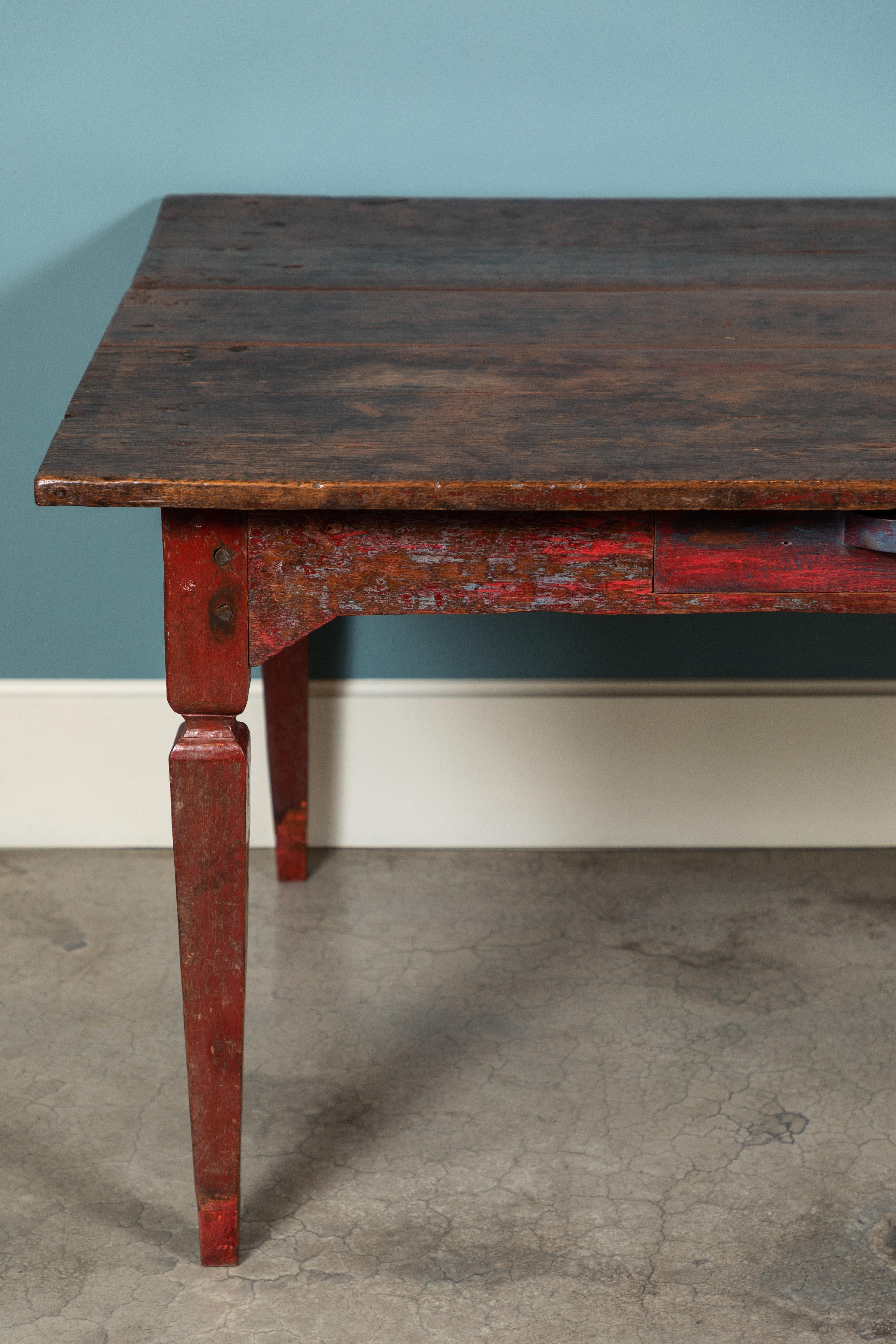 20th Century Vintage 1930s-1940s Old Javanese Country Teak Table