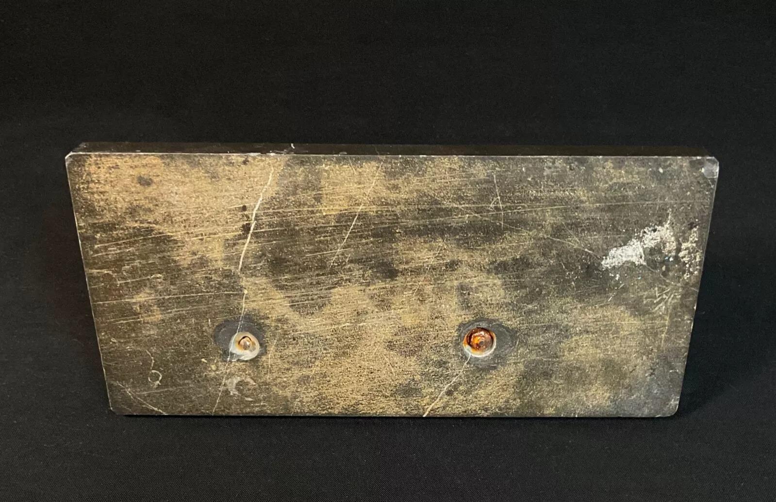 Tintero Art Decó vintage de los años 30 sobre mármol negro - 2Y581 en Bueno estado para la venta en Bordeaux, FR