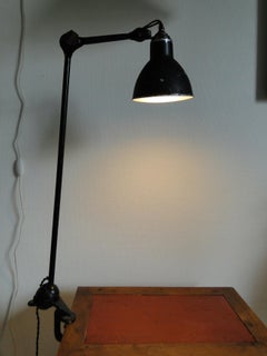 Bernard Albin Gras Model 201 Semi Fixed Desk Lamp  France Le Corbusier