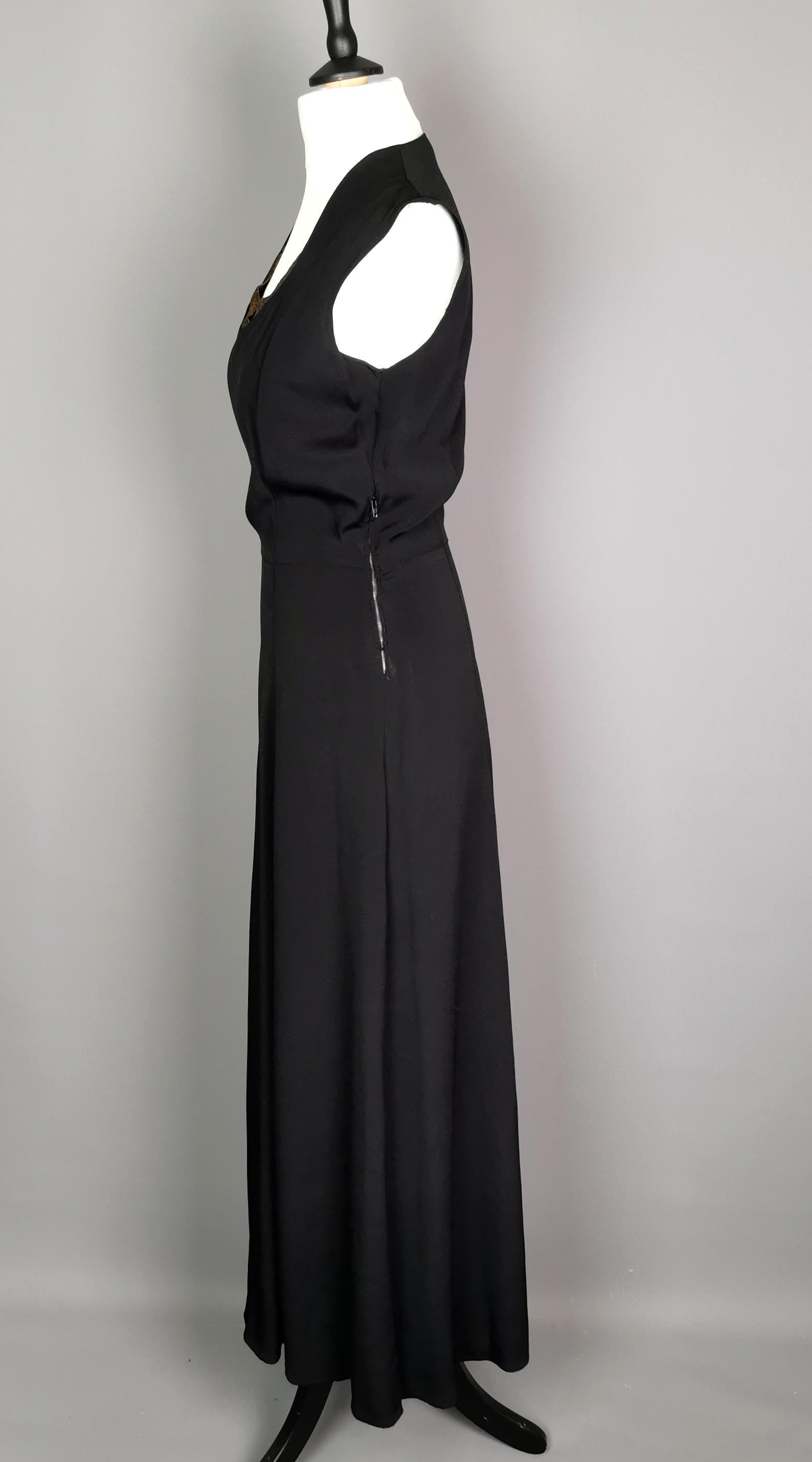 1930s evening gown