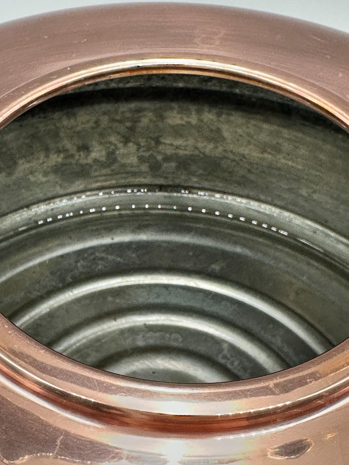 Vintage 1930s Copper Simplex Patent Kettle, England en vente 4