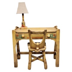 Vintage 1930s "Coronado" Rancho Monterey Style Writing Desk Set