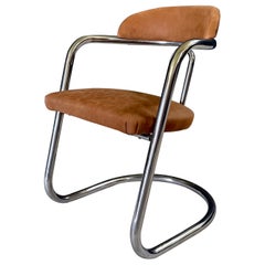 Vintage 1930's Dutch Design Cantilever Office Chair