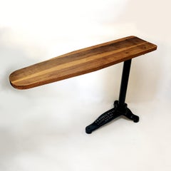 Vintage 1930s Iron and Wood Industrial Ironing Board Sofa Table Louisville, KY