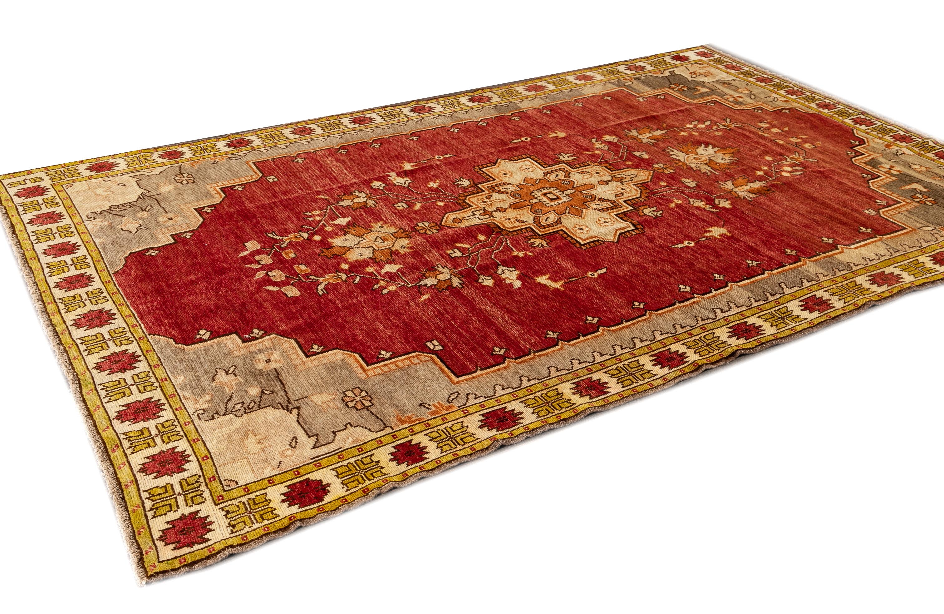 Wool Vintage 1930s Khotan Rug For Sale