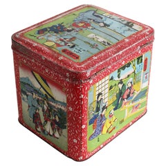 Vintage 1930's Metal Coffee Box
