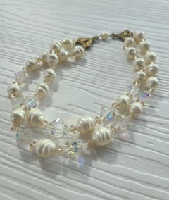 Miriam Haskell ras du cou vintage des années 1930