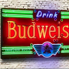 Vintage 1930s Neon 'Budweiser' Sign