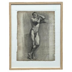 Vintage 1930s Original Pencil Sketch of Man