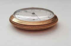 Vintage 1930s Patina Pocket Watch, Working, Self Winding, Very Good Condition