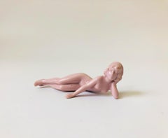 Vintage 1930s Porcelain Bathing Beauty Female Nude Figurine