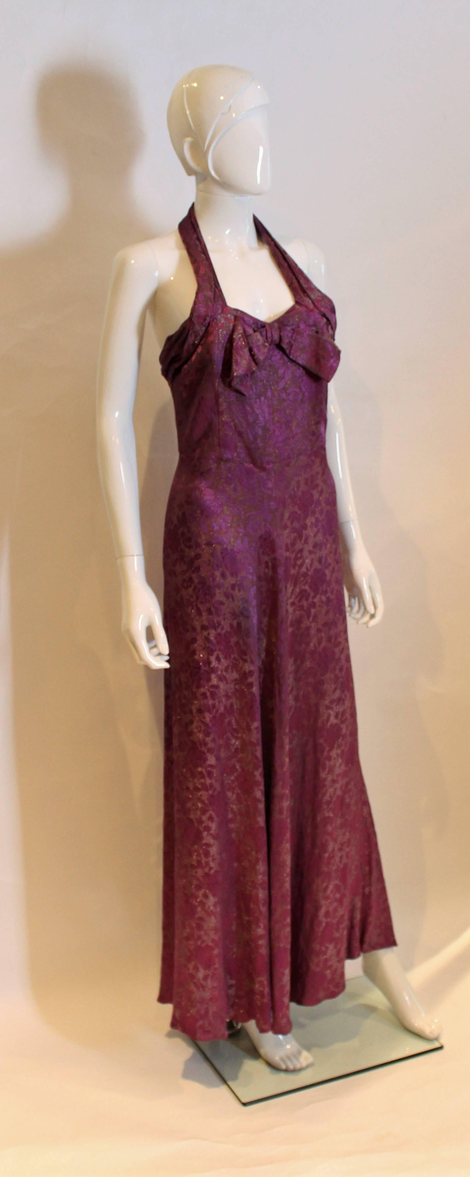 1930s halter dress