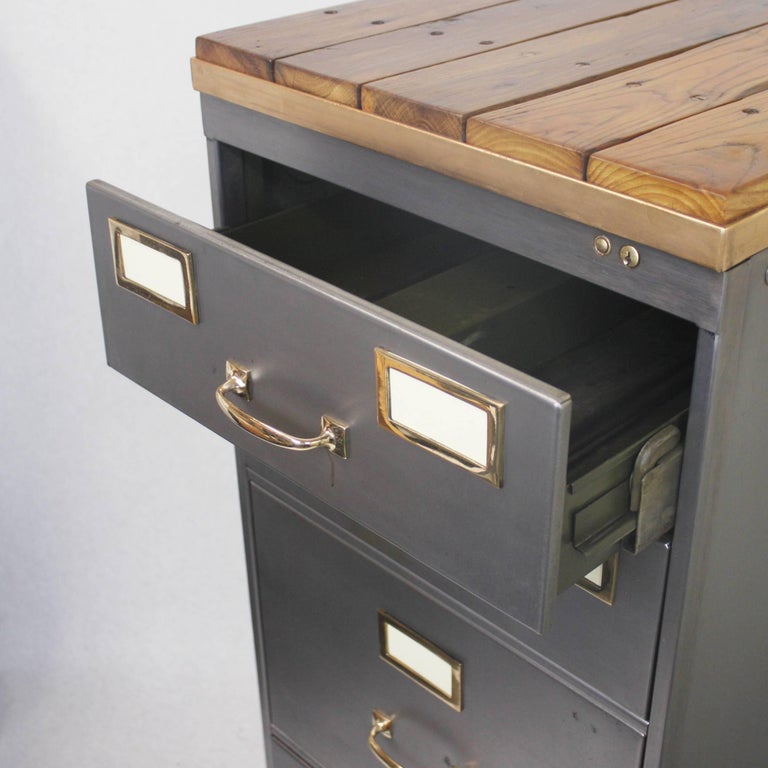 Vintage 1930's Raw Steel and Brass Industrial Metal File at 1stDibs vintage metal file