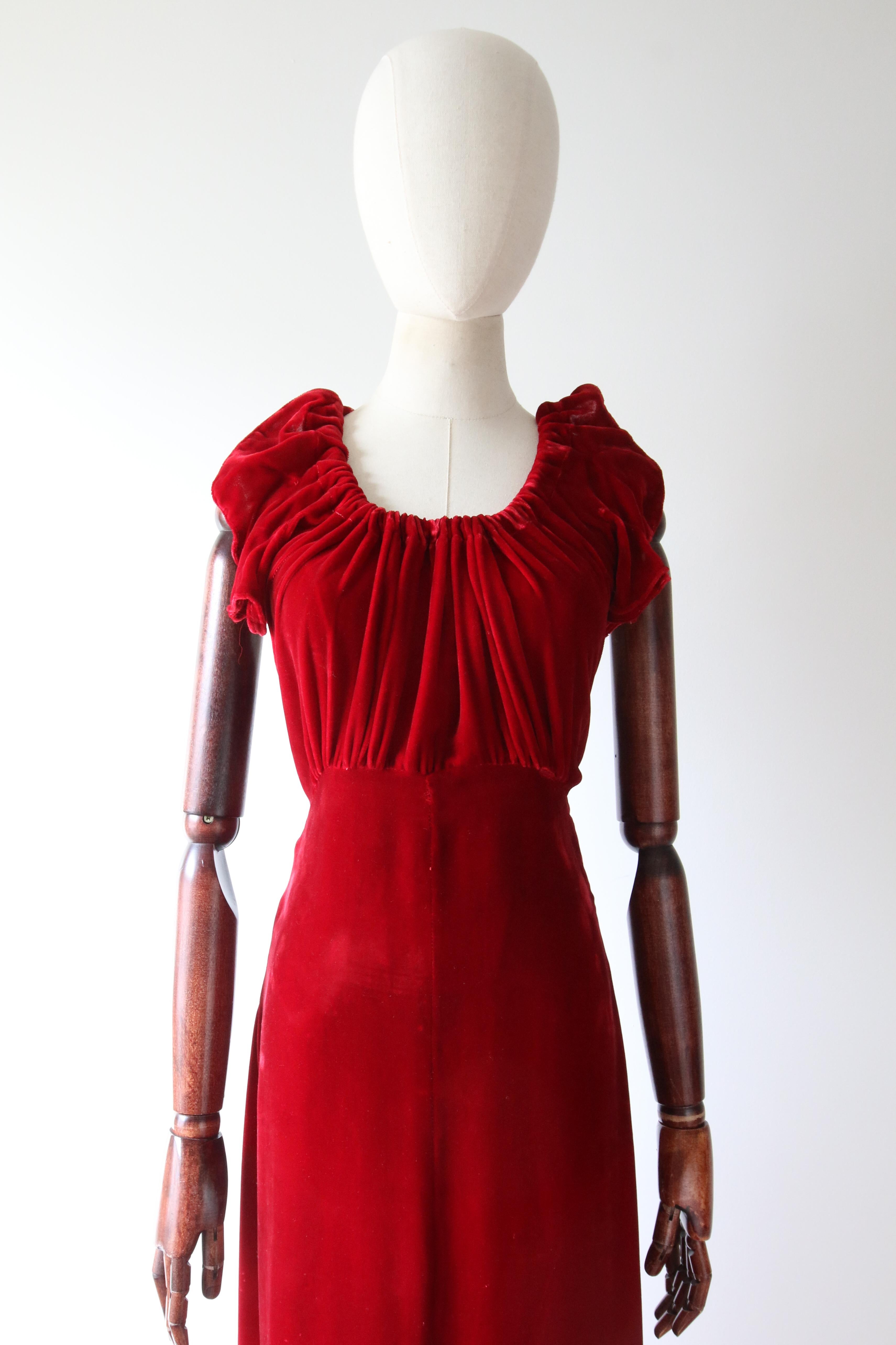 red velvet dress uk