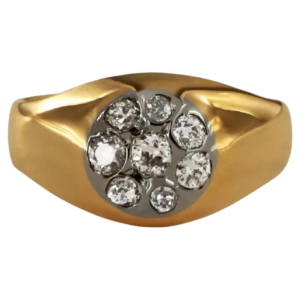 Vintage Ring aus den 1930er Jahren in 14K Rose Gold