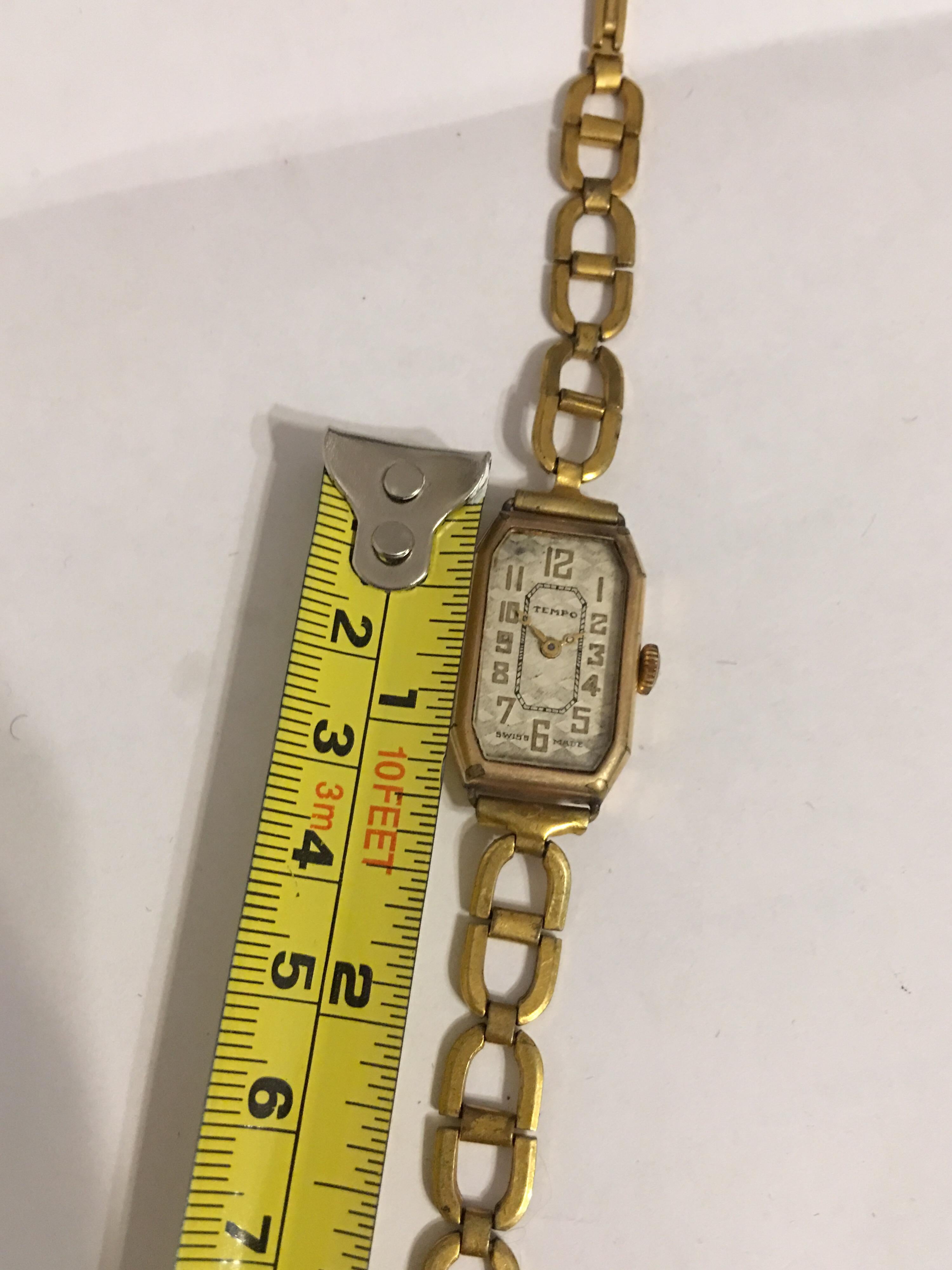 Vintage 1930s Rolled Gold Ladies Manual Wristwatch 5
