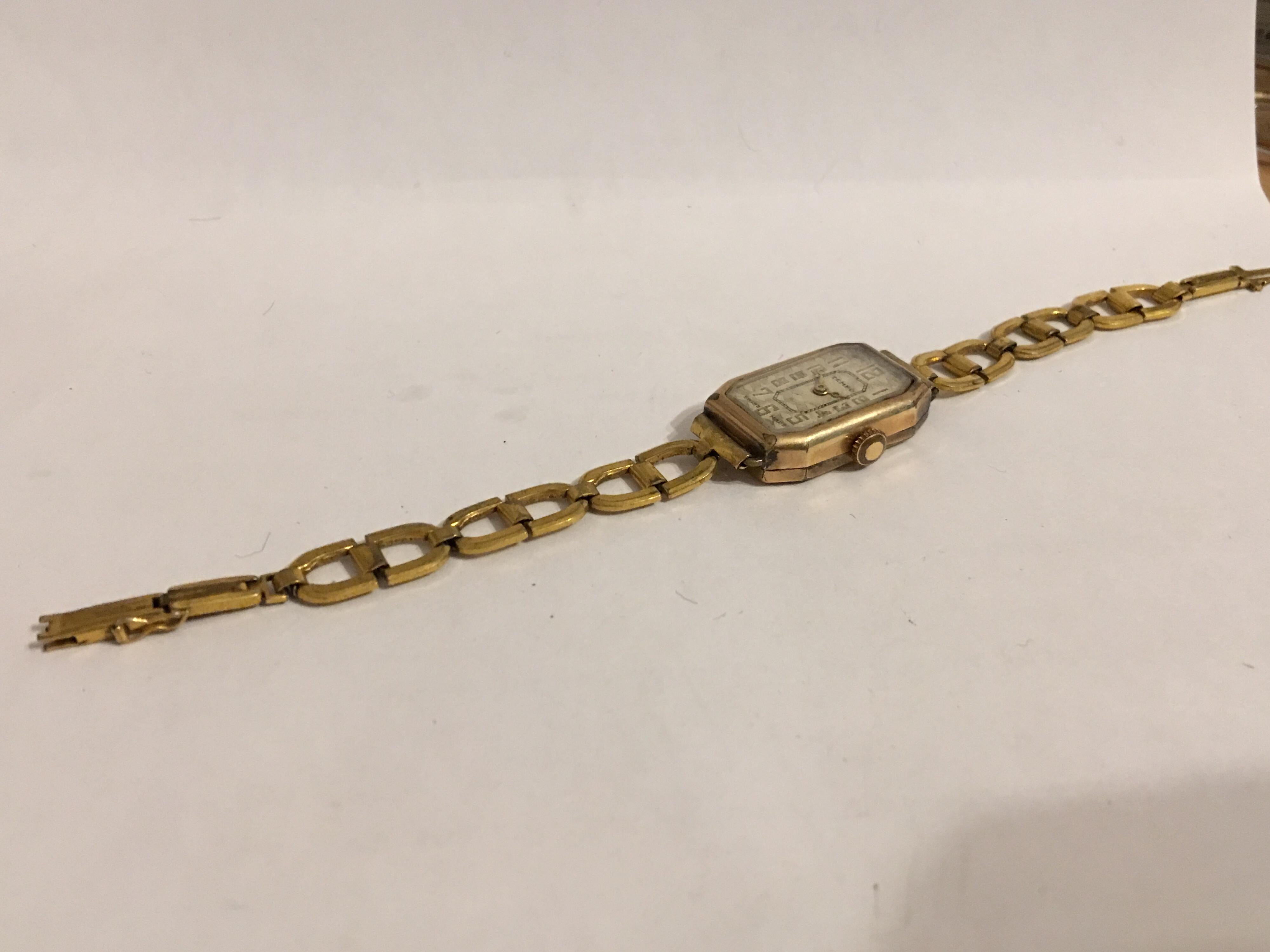 Vintage 1930s Rolled Gold Ladies Manual Wristwatch 8