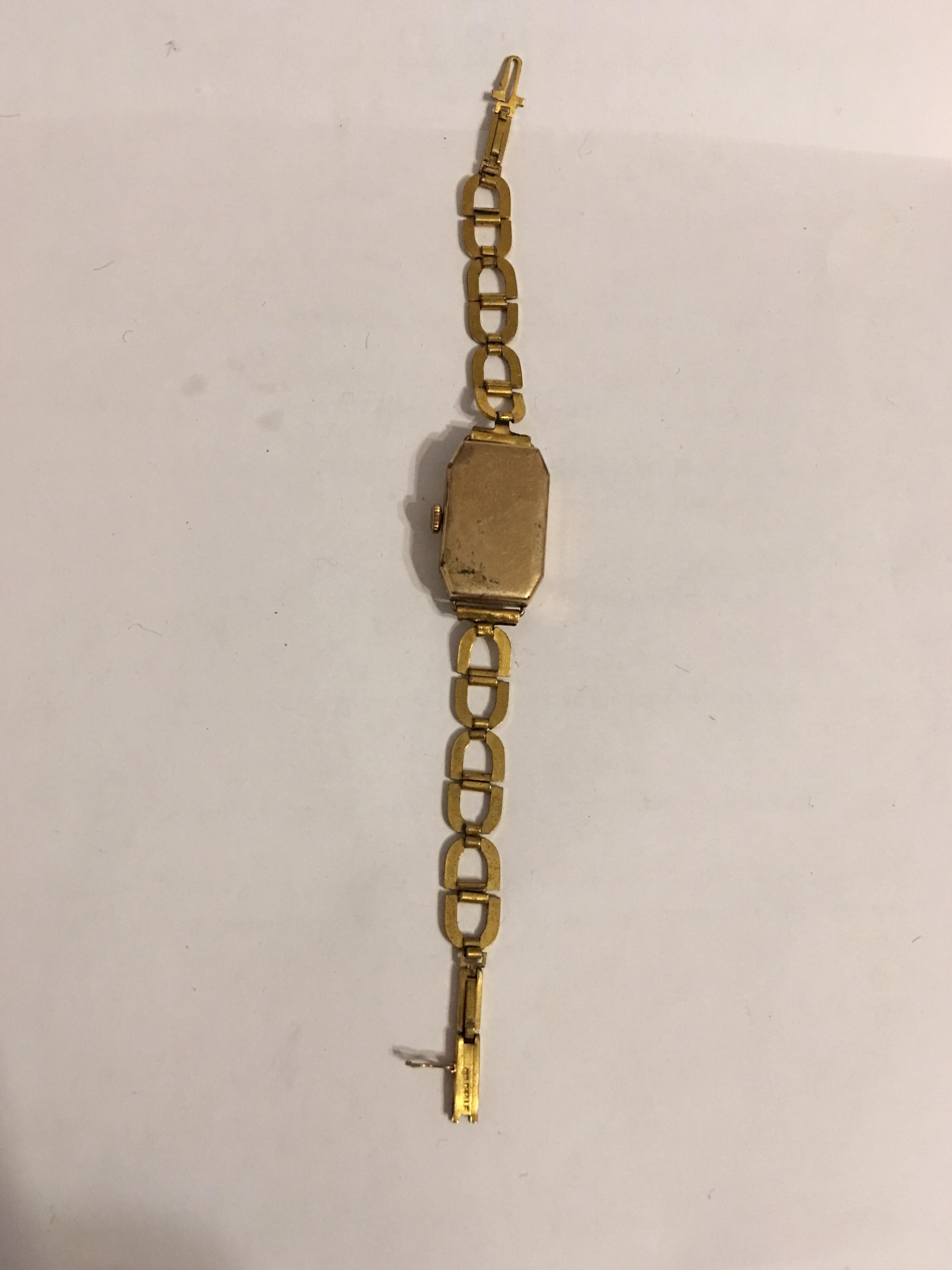Vintage 1930s Rolled Gold Ladies Manual Wristwatch In Good Condition In Carlisle, GB