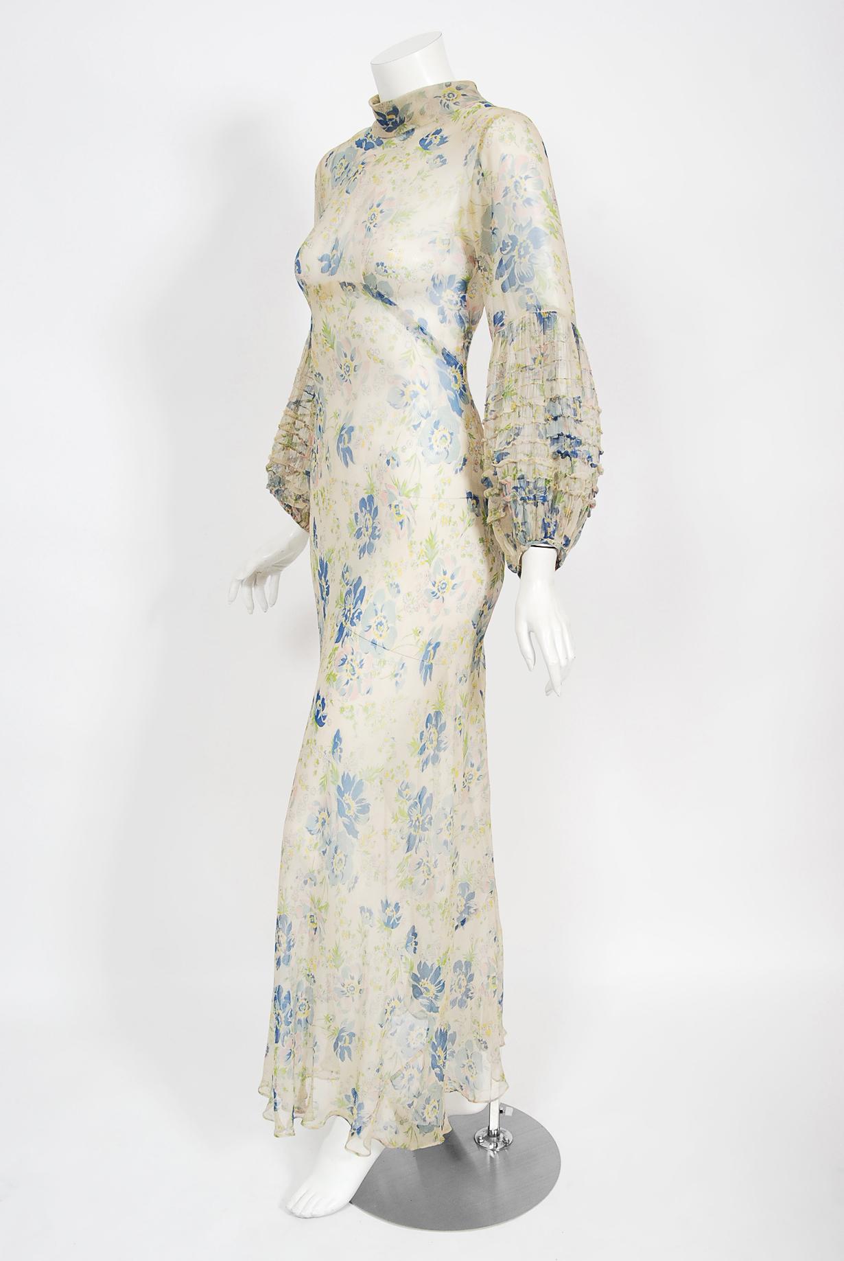 bias cut gown 1930s