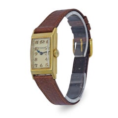 Vintage 1930s Waltham 14k Yellow Gold 21 Jewels Watch