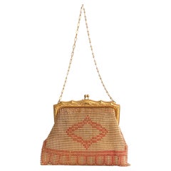 Vintage 1930's Whiting & Davis Mesh handbag original 1930's mesh evening bag