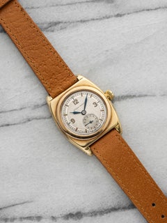 Vintage 1932 Rolex "Viceroy" 2081 18K Yellow Gold Silver Dial Manual 29 mm
