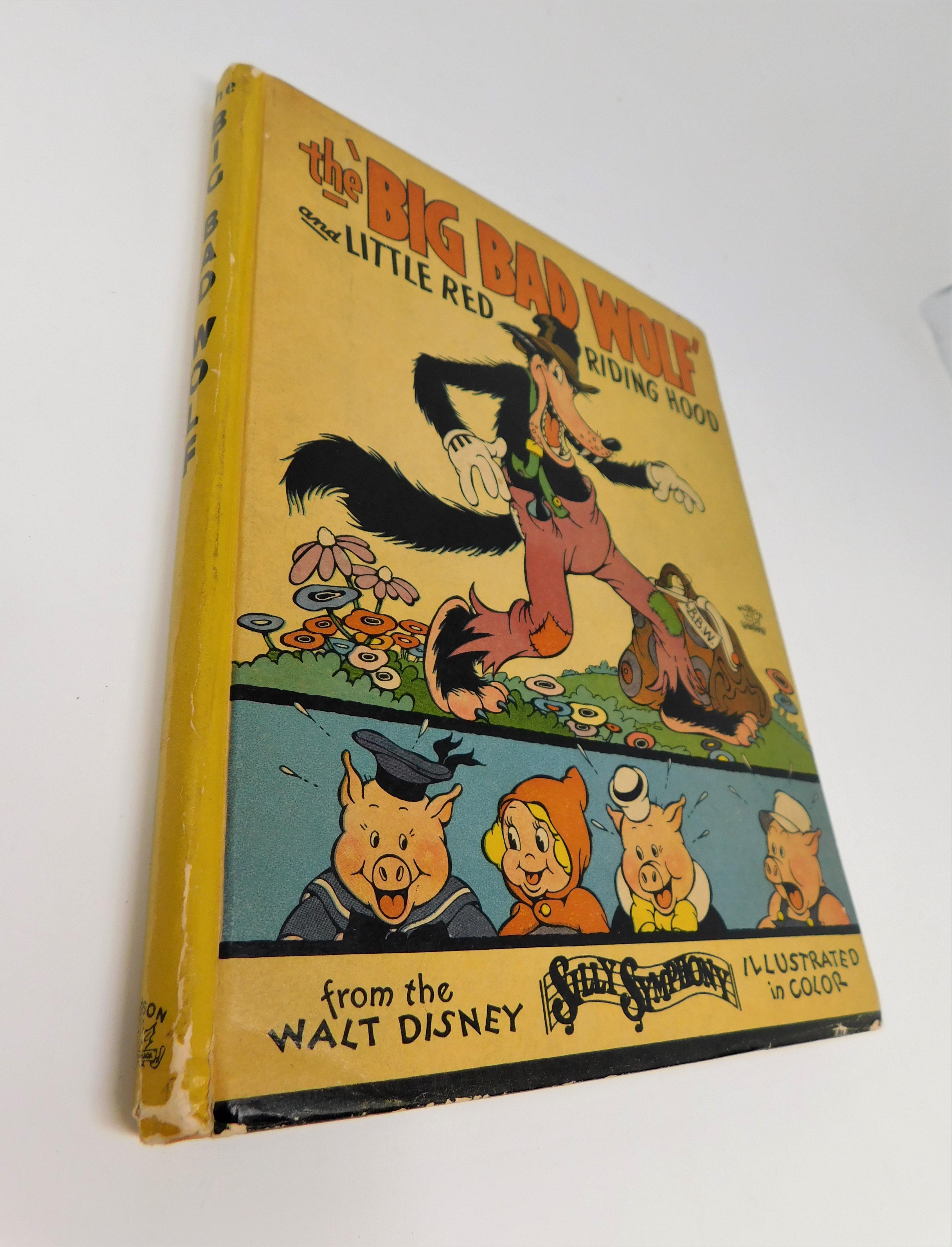 Vintage 1934 Walt Disney S The Big Bad Wolf And Little Red Riding