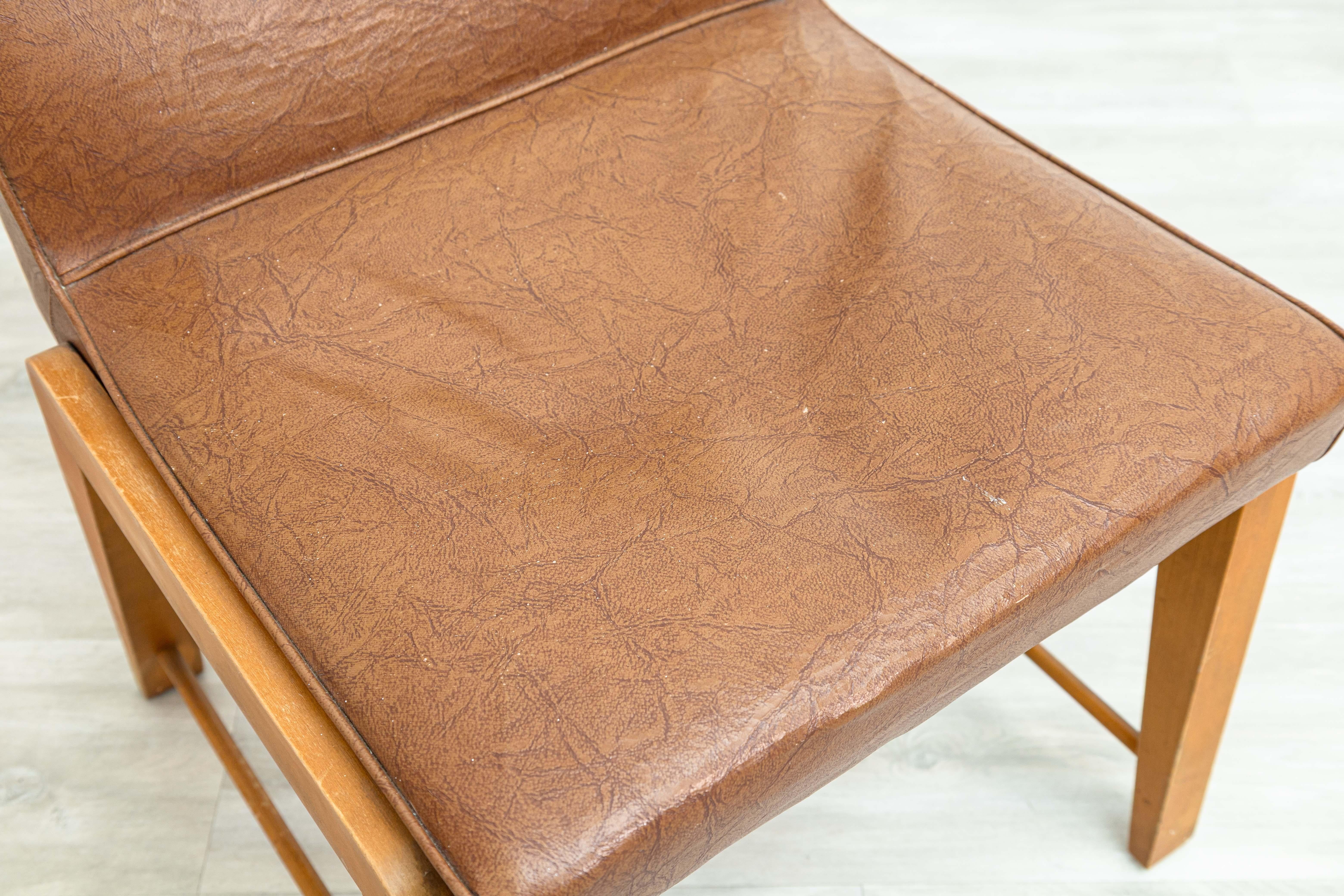 Vintage 1939 Gilbert Rohde para Herman Miller Modelo 4140 Taburete de tocador moderno en venta 4