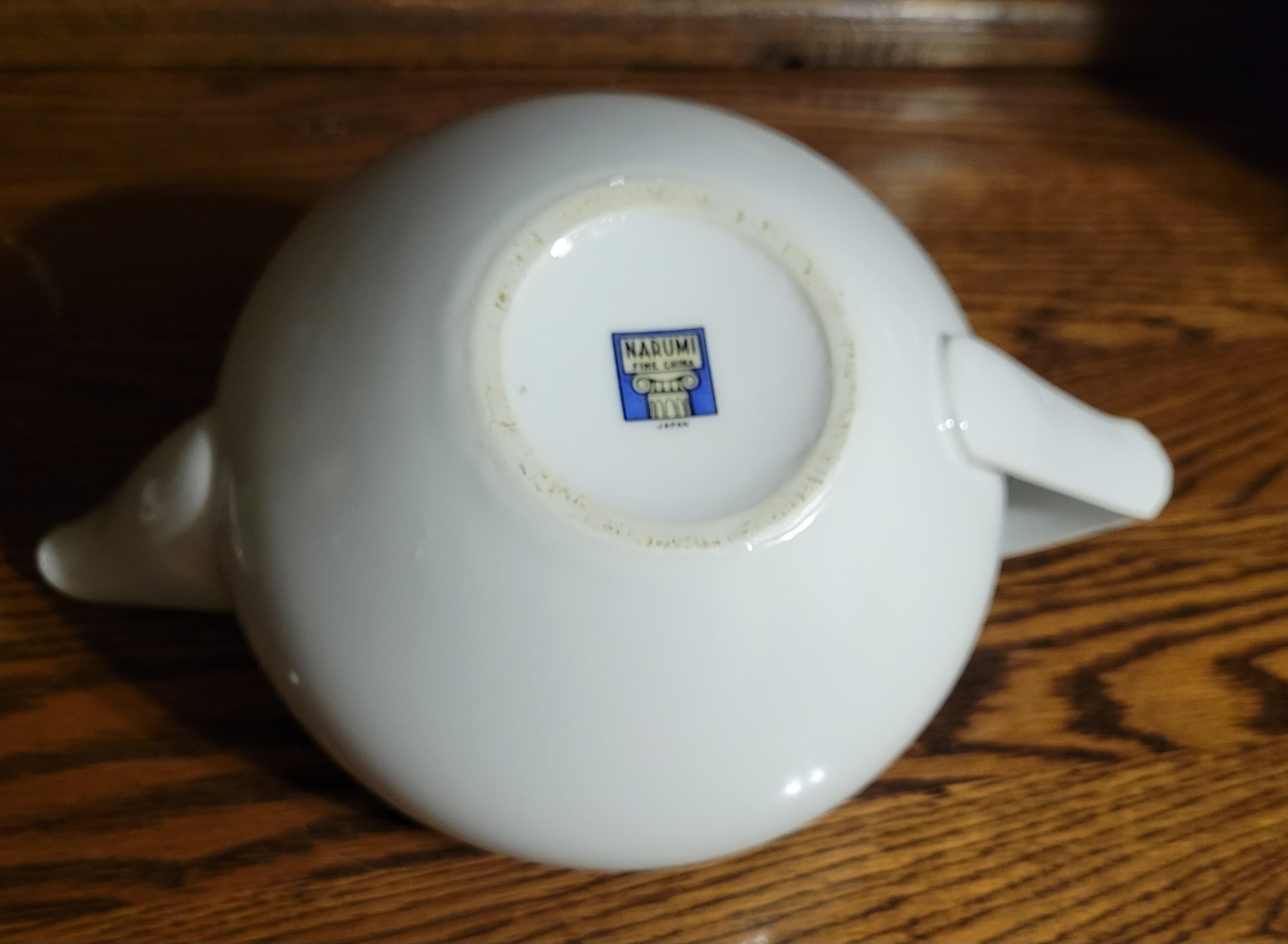 Rare, 1940-1950 Narumi Victory Rose teapot. The teapot is about 20
