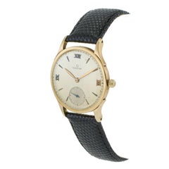 Vintage 1940 Omega 14KT Gold Sub-Seconds Dress Watch