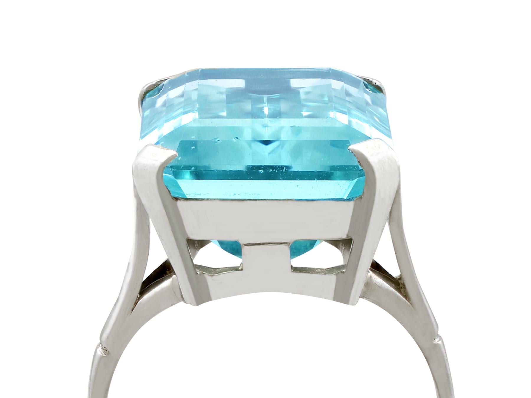 1940s aquamarine rings