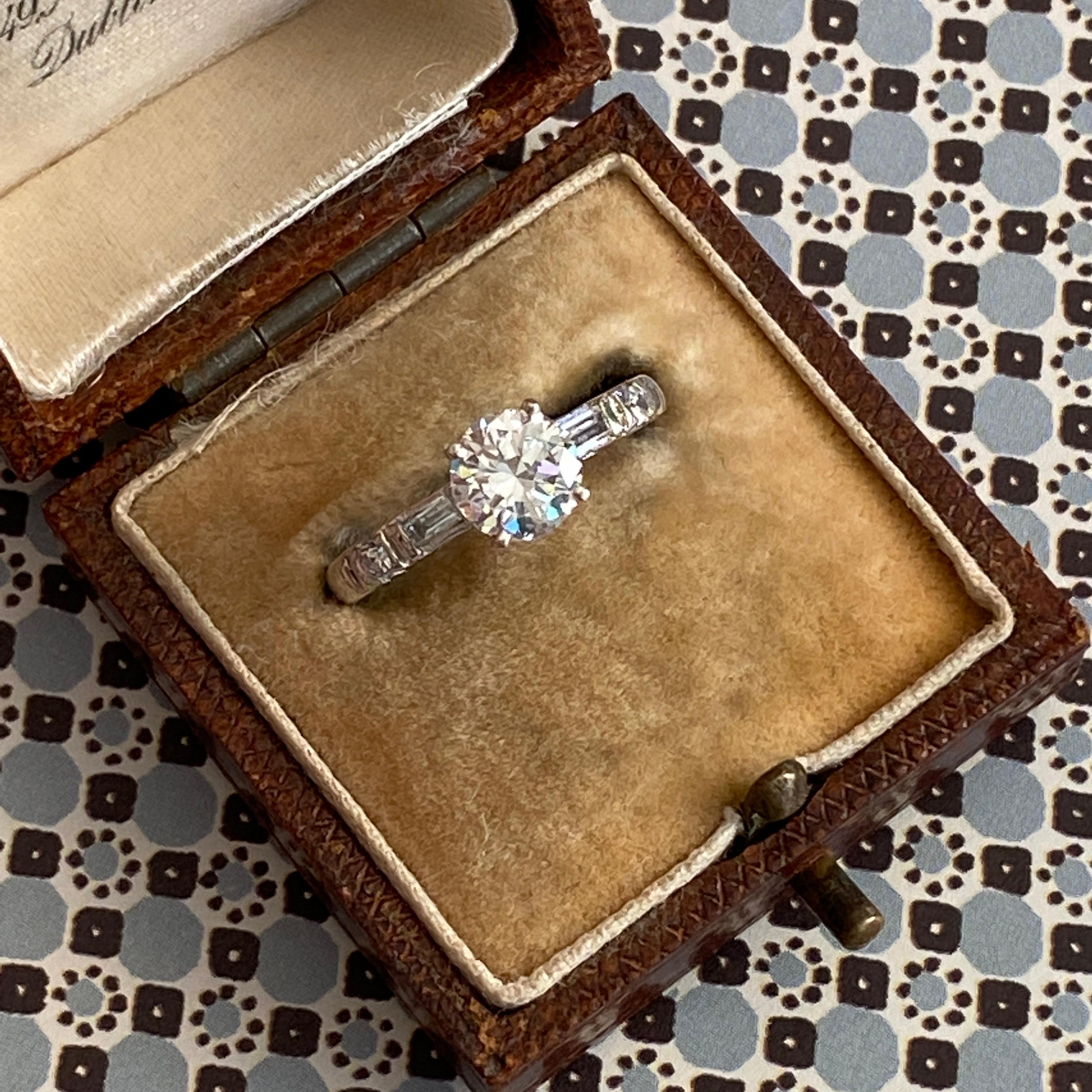 1940s vintage engagement ring