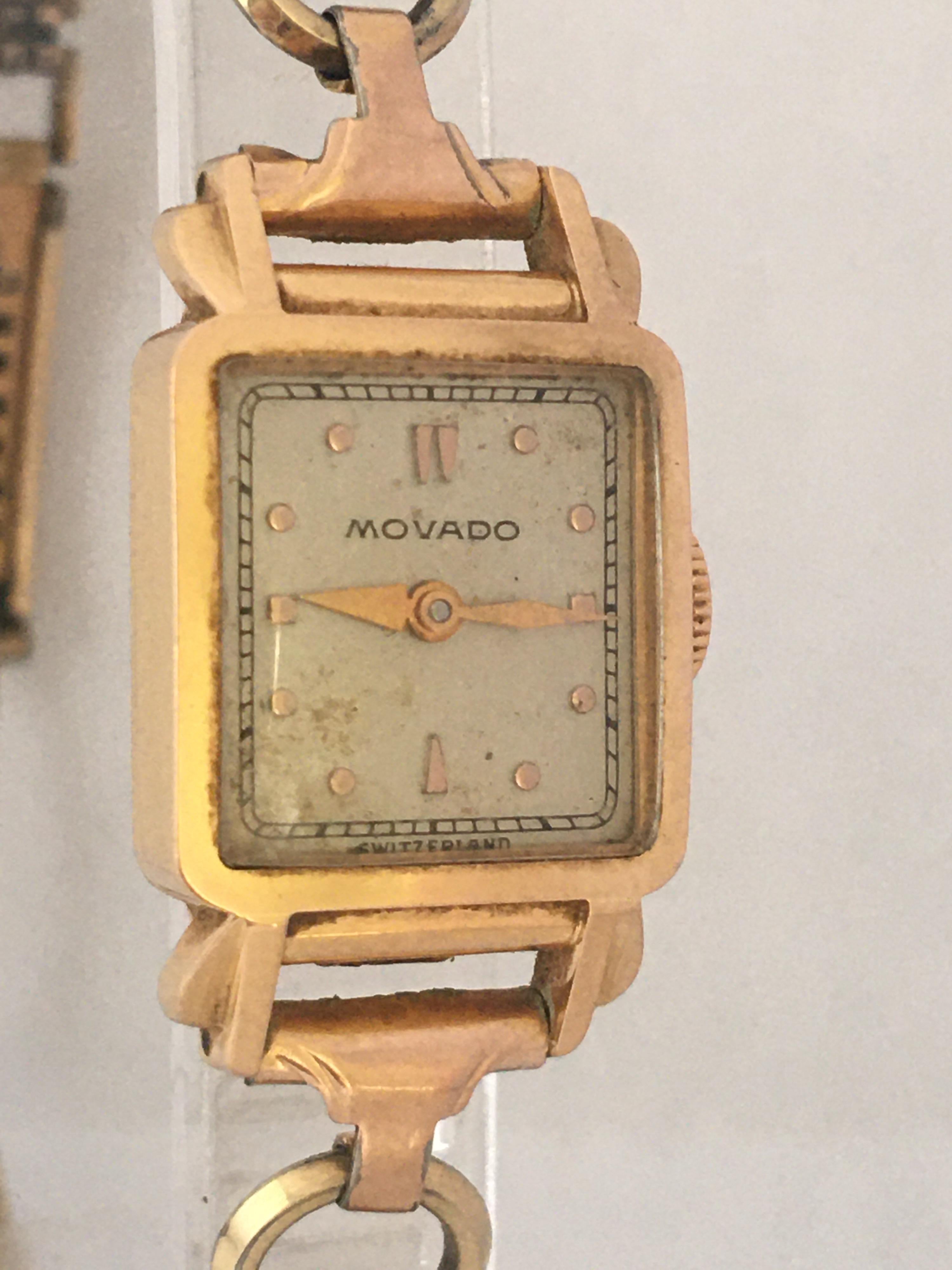 vintage movado women's watch