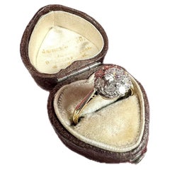 Retro 1940’s 18ct Gold & Platinum Diamond Engagement