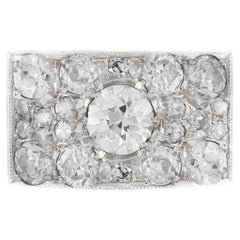Vintage 1940s 2.50 Carat Diamond Ring
