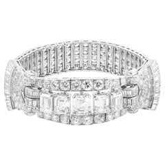 Vintage 1940er Jahre 30,73 Karat Diamantarmband