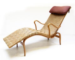 Hand Signed 1940s "36" Pernilla Chaise Longue by Bruno Mathsson