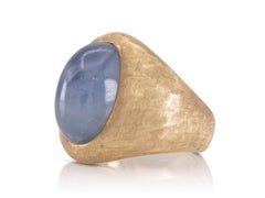 Vintage 1940s 6.00 Carat Star Sapphire Ring