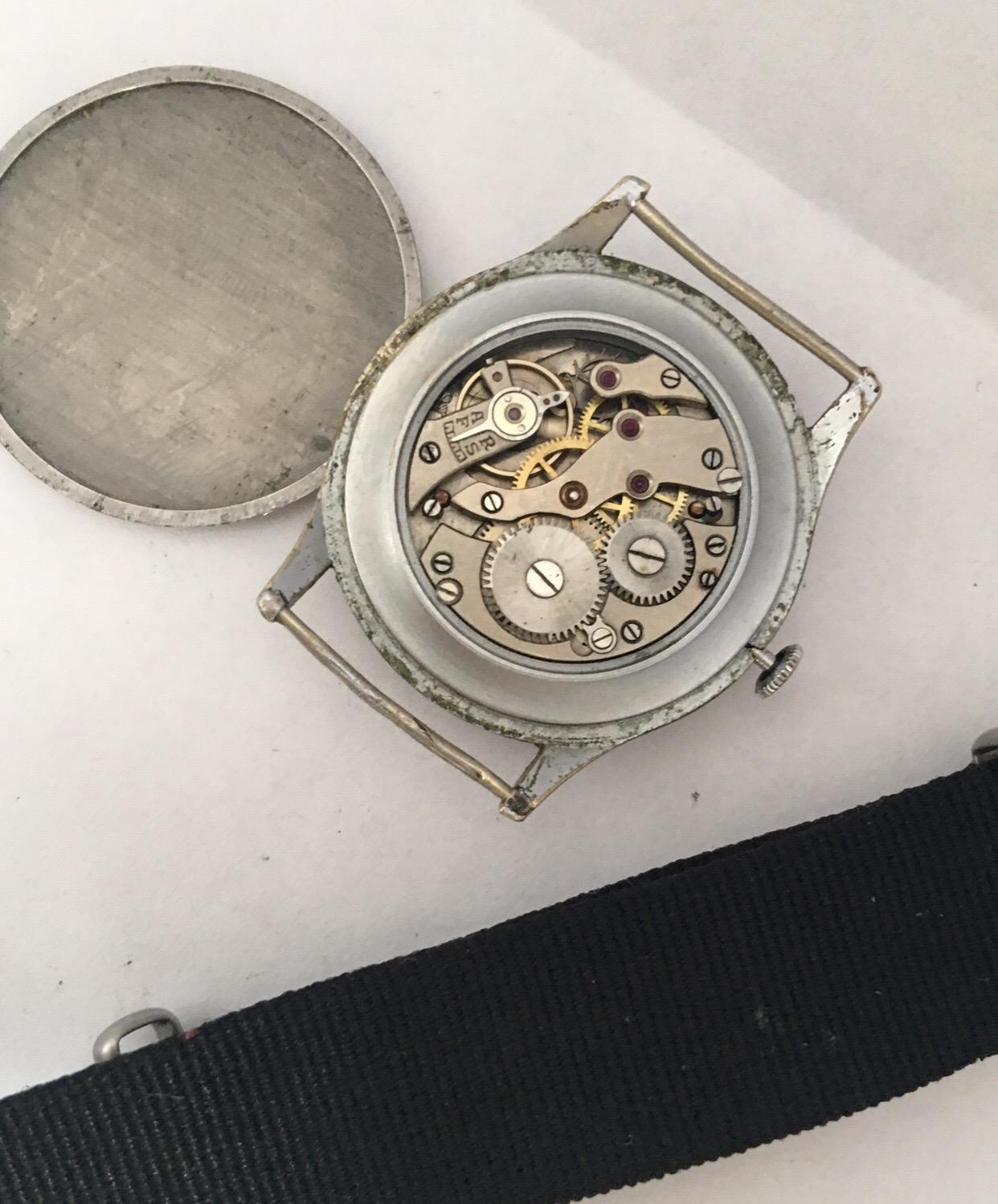 Vintage 1940s ANCRE Mechanical Watch For Sale 7