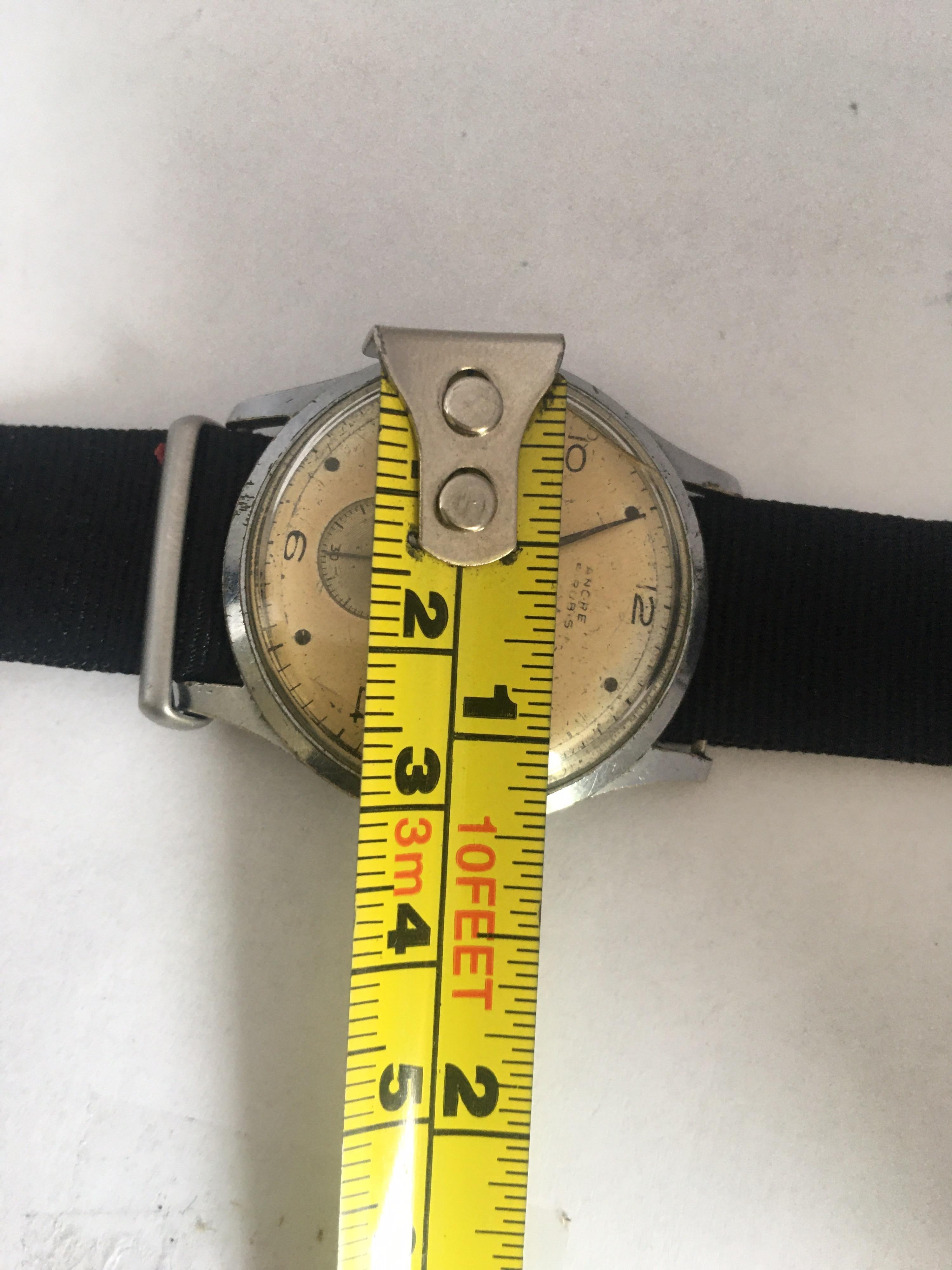 Vintage 1940s ANCRE Mechanical Watch For Sale 1