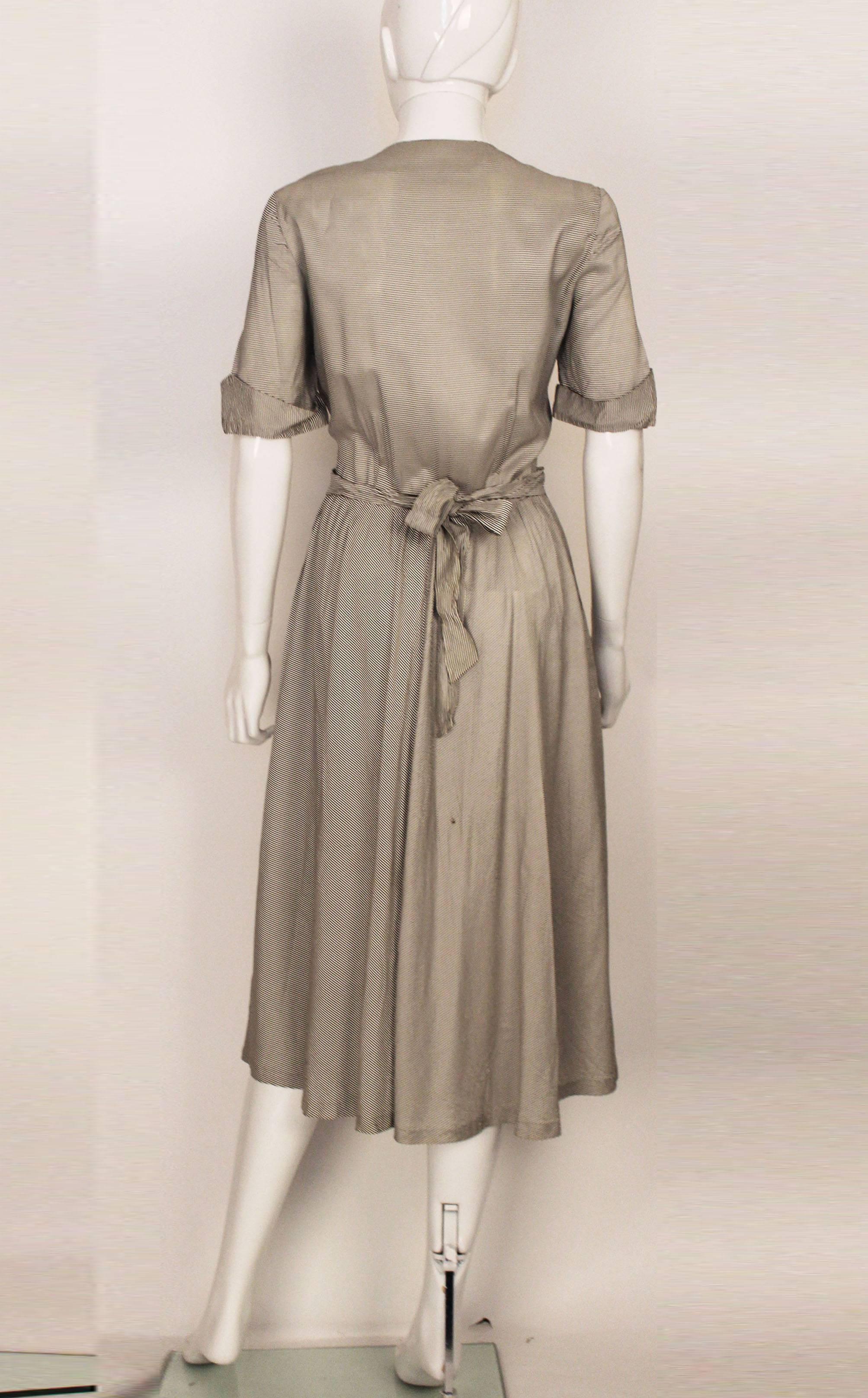 1940s tea dress