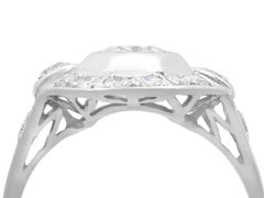 Vintage 1940s Diamond and Platinum Cocktail Ring