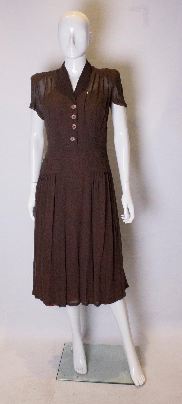 Vintage 1940s Dress For Sale at 1stDibs vintage 1940 dresses