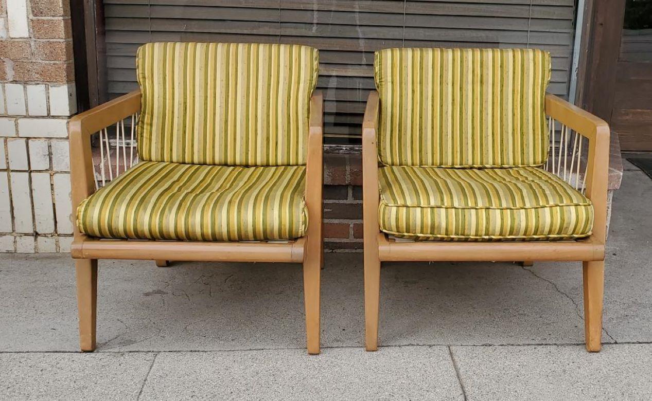 Vintage-Loungesessel „Precedent“ von Edward Wormley für Drexel, 1940er Jahre, 2er-Set im Angebot 5